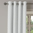 thumbnail image 2 of Ambesonne Anchor Grommet Curtain, Wave Pattern, 50" x 108", Grey Pale Grey White, 2 of 6