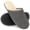 Grey, variant on HomeTop Men's Scuff Corduroy Slippers Soft Memory Foam Non Slip Rubber Sole with Faux Shearling Lining