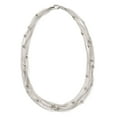 thumbnail image 4 of Ross-Simons Italian Sterling Silver Multi-Strand Mesh Necklace, Women's, Adult, 4 of 8