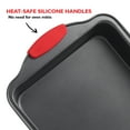 thumbnail image 6 of LammaLoe Baking Pans Carbon Steel, Non Stick Cookie Sheet Set with Silicone Handle, Baking Sheet, 3 Piece, Black, 6 of 7