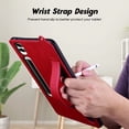 thumbnail image 5 of Slim Case for Samsung Galaxy Tab S10 Ultra / Galaxy Tab S9 Ultra 14.6 Inch, Shockproof Hand Strap Stand Lightweight Bumper Thin Cover for Galaxy Tab S10 Ultra 5G/ S9 Ultra X910 X920,Red, 5 of 7