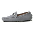 thumbnail image 4 of Go Tour New Mens Casual Loafers Moccasins Slip On Driving Shoes Grey 14/50, 4 of 8