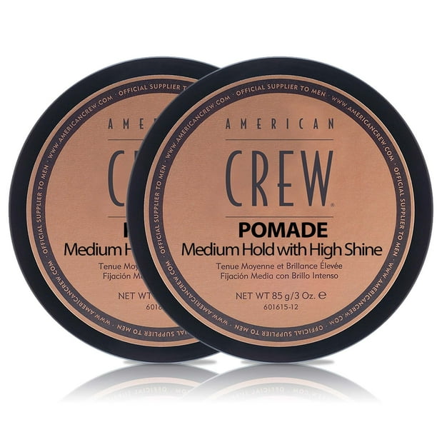Pomada para el cabello American Crew Medium Hold High Brillo 90 ml x2