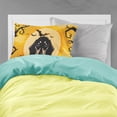 thumbnail image 2 of Carolines Treasures BB1773PILLOWCASE Halloween Smooth Black and Tan Dachshund Fabric Standard Pillowcase Standard, 2 of 2