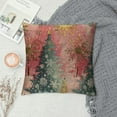 thumbnail image 2 of PHYHOO  Christmas Pillow Covers  Christmas Pink Trees Snowflake Throw Pillow Covers Xmas Winter Pillowcase Home Decor Living Room House Decorative Cushion Case for Sofa Couch, 2 of 5
