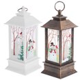 thumbnail image 1 of Linterna de tormenta de Navidad, farol LED de Navidad, farol decorativo, candelabro, decoración, 2 uds., 1 of 7