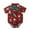 Red, variant on Generic Xmas Baby Boys Girls Print Short Sleeve Gentleman Romper Bodysuit Christmas Outfit Autumn Winter Clothes for Holiday Party Christmas（6-12 Months Green）