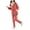 Hot Pink, variant on Brilliant Nightgowns for Women Ladies Coral Fleece Warm Pajamas Set Can Be Worn Out Long Sleeve Cardigan Pocket Homewear Clearance Clothes under $5.00
