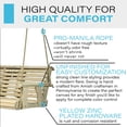 thumbnail image 4 of Porchgate Amish Heavy Duty 800 Lb Rollback Console Treated Porch Swing with Hanging Ropes (Unfinished), 4 of 4