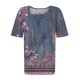 thumbnail image 4 of Camisetas de Cuello Redondo Impreso Gradiente de las Mujeres, Manga Corta Casual Top para el Uso Diario, 4 of 4