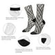 thumbnail image 4 of Balery Black White Stripes Calcetas Largas con Estampado para Hombre y Mujer – Suaves y Transpirables, Talla Única (US 5-11), 4 of 6