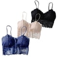 thumbnail image 2 of Ropa interior de chaleco transpirable de malla y encaje clásico para mujer de 3 piezas Fridja nalpqowj6505, 2 of 9