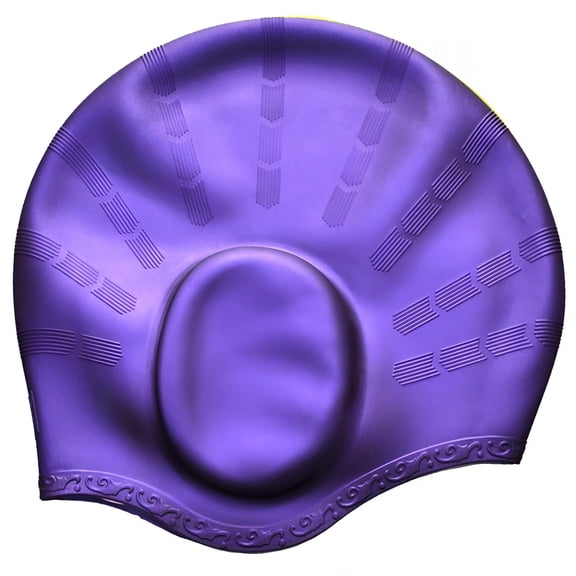 BESTSKY Adults Swimming Caps Men Women Long Short Hair Waterproof Swim Pool Caps with 3D Ear Protection Silicone Diving Hat