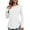 White, variant on JYLFC Long Sleeve Tops for Women Raglan Round Neck Tunic T-shirts, Black XL