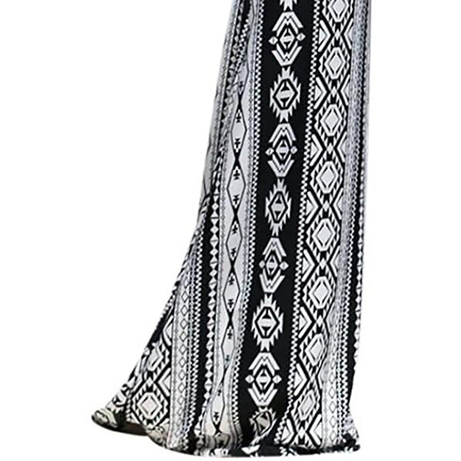Womens Flare Yoga Pants W/ Long Attached Skirt, Flare Bellbottom Pants  SASSY PANTS LONG Skirt, Bellydance Tribal Clothing, Festival, Dance 