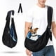 thumbnail image 1 of Bolsa transportadora para perros, bolsa transportadora para perros pequeños, bolsa transportadora para perros con correa ajustable para el hombro y cinturón de seguridad, mochila para perros y gatos d, 1 of 5