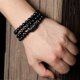 thumbnail image 4 of Crystal Obsidian Bracelet Engrave with Dragon or Phoenix totem Cylinder Bead Men or Women Natural Stone Chain Famous Fashion 12MM 10MM, 4 of 4