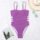 thumbnail image 4 of Traje de baño de una pieza con honda cómoda para mujer Traje de baño elegante Bikini OAVQHLG3B Store lin121212, 4 of 4