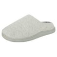 thumbnail image 4 of Hanes Womens Soft Waffle Knit Clog Slippers with Indoor/Outdoor Sole, 4 of 7