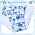 thumbnail image 6 of Girls Swimsuits with Cover Up Skirt 3 Piece Halter Triangle Bathing Suits Bikini Set for Size 8-12, 6 of 7