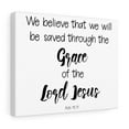 thumbnail image 4 of Scripture Walls  Grace Of The Lord Jesus Acts 15:11 Bible Verse Canvas Christian Wall Art Ready to Hang Unframed, 4 of 5