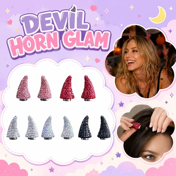 Halloween Party Decorations, 2 Pack Red Full Crystals Mini Cone Ornament Set, Halloween Decorations for Home, Indoor Halloween Decorations, Halloween Trunk Or Treat Car