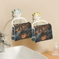 thumbnail image 6 of Halloween Horror Haunted House Kitchen Cloth Dish Towels for Drying Washing Absorbent Dish Rags 6 Pack, 6 of 9
