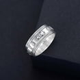 thumbnail image 4 of Feng Shui Pixiu Mantra Sterling Silver Attracting Wealth Amulet Lucky Protection Wealth Buddhist Jewelry Feng Shui Ring for Men & Women, 4 of 10