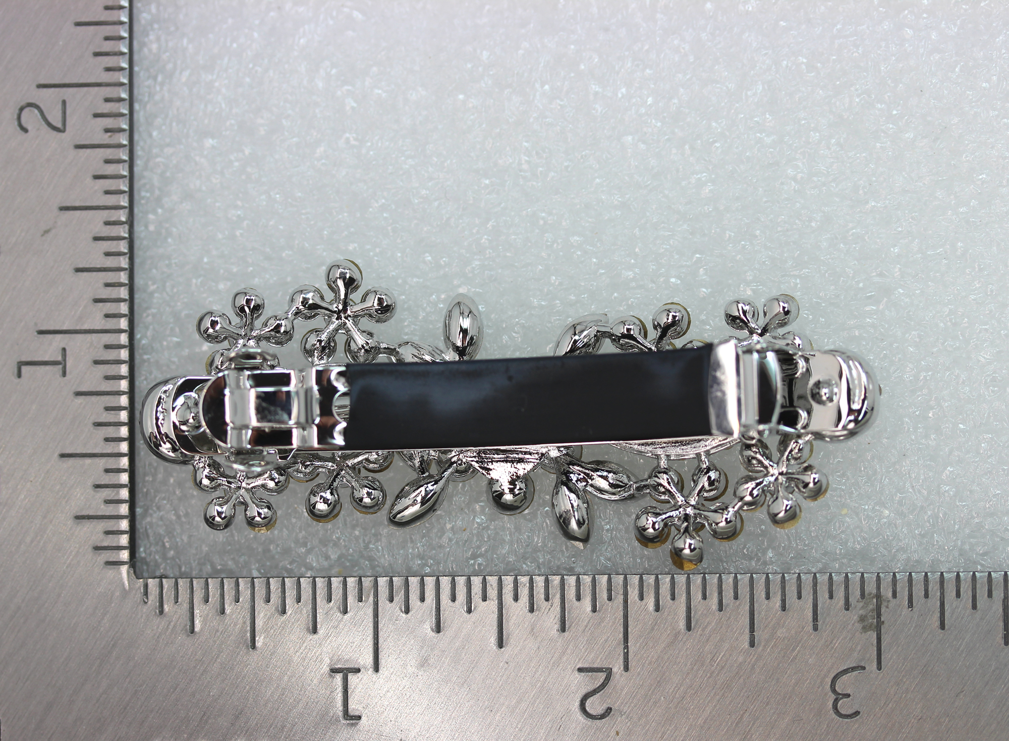 Faship Multicolors AB Floral Crystal Hair Barrette Clip