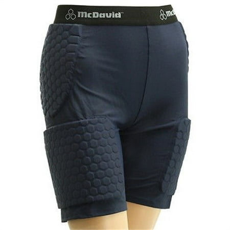 Mcdavid 7580 Men's Hex Pad Thudd Short With Extended Thigh