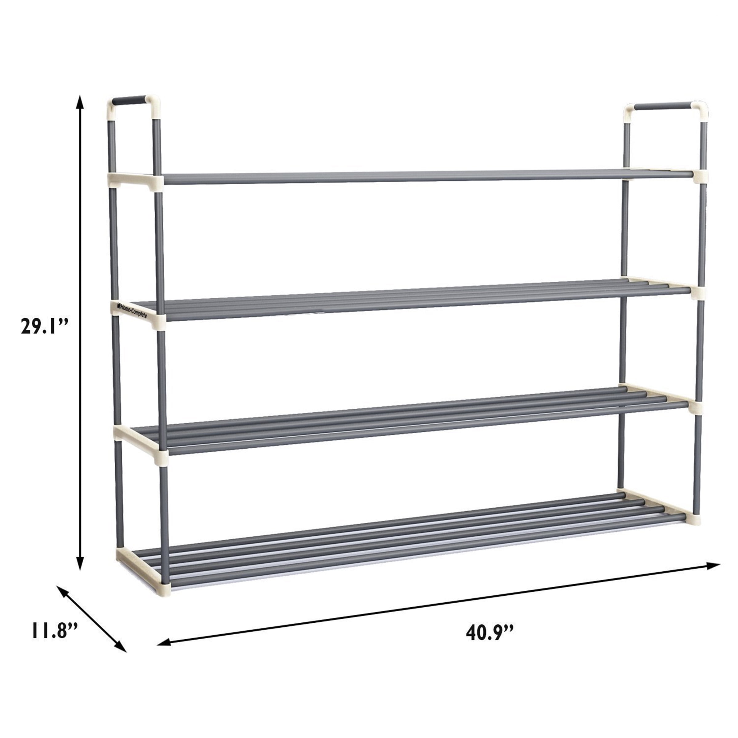 Two shelves. Easy to assemble Shoe Rack. 4-Tier Shoe Rack. Rack vs Shelf. Multi function Shoes Rack 2204.