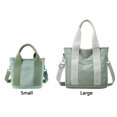 thumbnail image 3 of Small Tote Bag with Zipper Tote Bag for Women Canvas Crossbody Bag Shoulder Bag Satchel Hobo Bag Messenger Bag 2023, 3 of 7