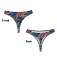 thumbnail image 3 of Balery Tropical Leaves Tangas de Algodón para Mujer con Estampado – Ropa Interior Sexy, Transpirable, G-string-X-Large, 3 of 6