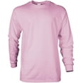 thumbnail image 3 of Gildan Men's Ultra Cotton Long Sleeve T-Shirt, Style G2400, Multipack 2 Light Pink (2-pack) Medium, 3 of 4