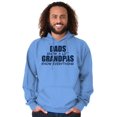 thumbnail image 4 of Dad Knows A lot Grandpa Everything Men's Big & Tall Graphic Hoodie Brisco Brands 5X, 4 of 5