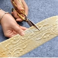 thumbnail image 4 of Peel and Stick Molding Trim,Flexible Molding Trim,32.8 Ft x 4.33 Inch Wallpaper Borders,Diy Decorative Border Tape,Self Adhesive Wallpaper Wall Border for Home Decor Edge Background,Z_Yellow, 4 of 9