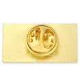thumbnail image 3 of PinMart American Flag Democrat Donkey Patriotic Enamel Lapel Pin, 3 of 3