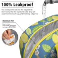 thumbnail image 5 of Reusable Lemon Lnsulated Lunch Bag for Women & Men-Leakproof Water-Resistant Cooler Tote,Large Capacity(10.6x8.7x6.3in)for Work,Office,Travel,Picnic,Beach., 5 of 7
