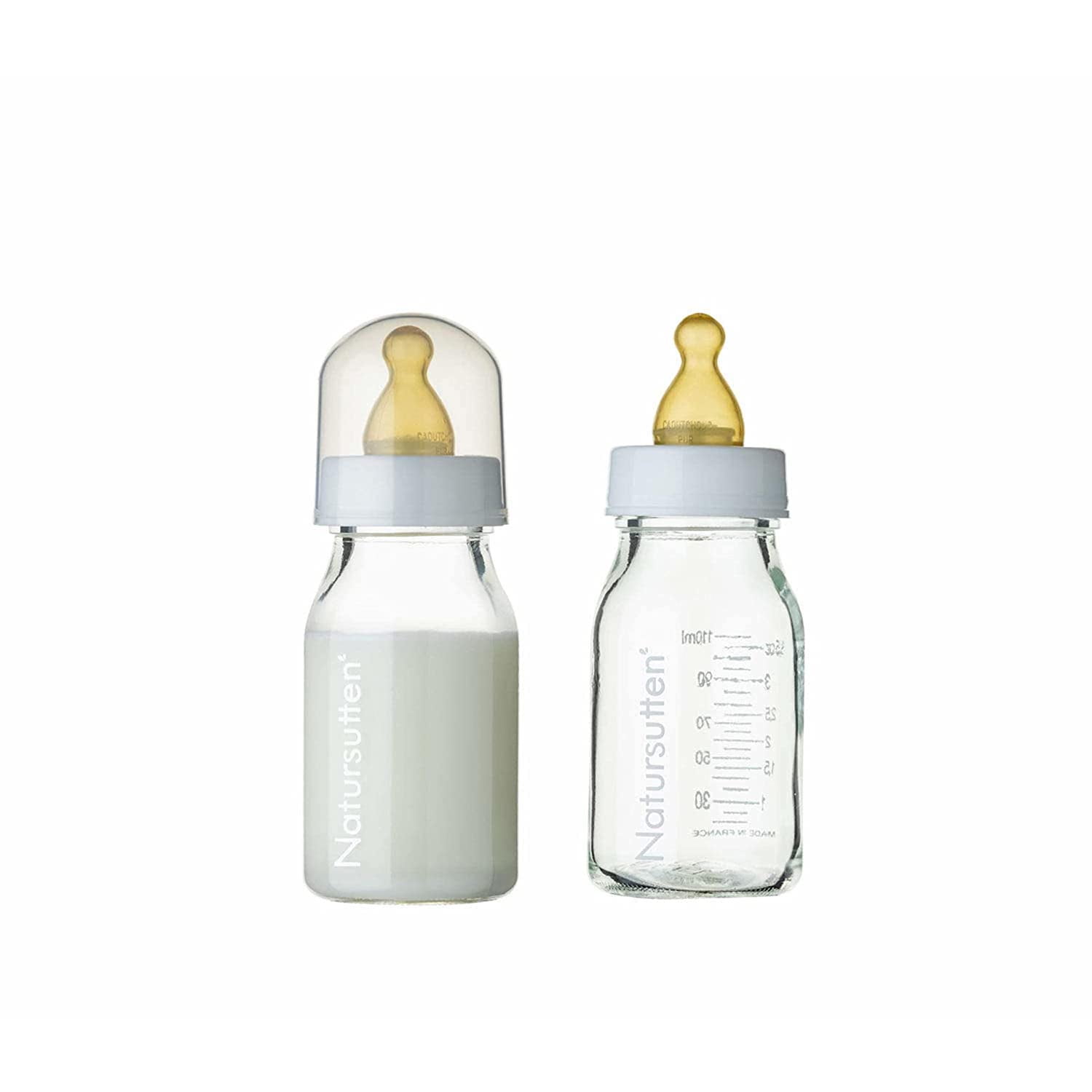 Natursutten AntiColic Bottles 3.7 Oz Baby Bottles Glass Newborn