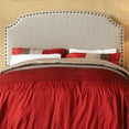 thumbnail image 1 of Furniture of America Nalyssa Fabric Headboard, King, Beige, 1 of 6