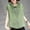 Green, variant on Blczomt Basic Trendy Tops for Women 2025 Plain Cotton Linen Tees Black Cap Sleeve Spring Casual Ladies Blouses