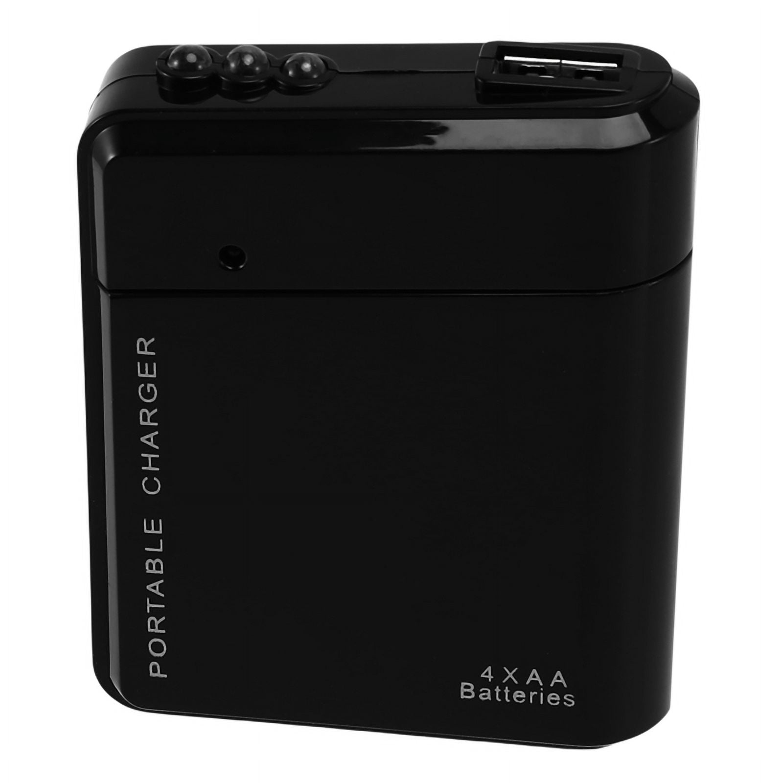 10X Black 4X AA Battery Portable Emergency Power Charger USB for Cell Phone