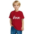 thumbnail image 5 of BLVB Toddler Kids Valentine's Day Shirts Boys Girls Cute Love Heart Graphic T-Shirt Short Sleeve Tee Tops 3-10 Years, 5 of 6