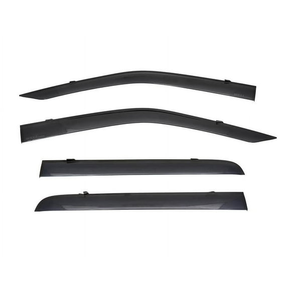Wellvisors Side Window Visors Wind Deflectors Rain Guard Premiums Series for 2021 2022 2023 2024 Ford F-150 Crew Cab 3-847FD029