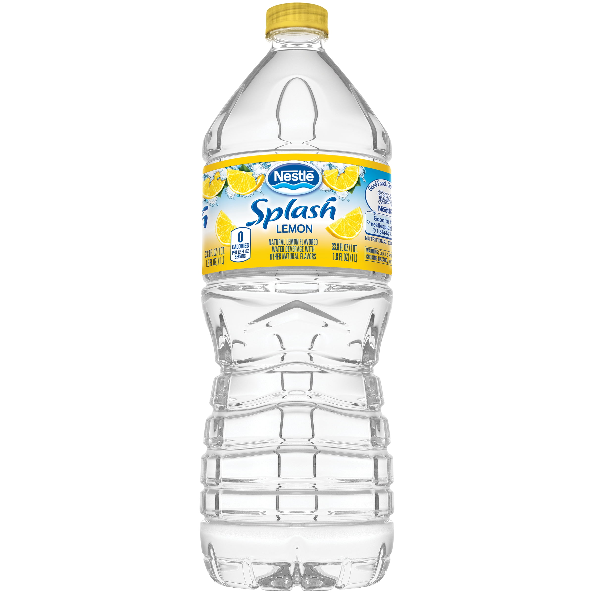 NESTLE SPLASH Water Beverage with Natural Fruit Flavor, Lemon Flavor