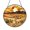 Acrylic 3.5 Inch, variant on Desert Landscape Stained Glass Suncatcher Window Hanging Decor, Round Desert Hills and Sunset Glass Art Panel, Decorative Nature Scene Window Ornament for Home Decor