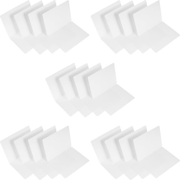PBPBOX 20Pcs White Blank Blessing Cards for DIY Party and Festival Use