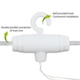 thumbnail image 2 of HESHENG Bedroom Curtain Light,3X3m 300LED Fairy Copper Wire Lights 8 Lighting Modes USB Powered Christmas Wall Decorations,Warm White, 2 of 11