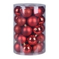 thumbnail image 1 of 24Pcs Christmas Balls Ornaments for  Tree - Shatterproof Christmas Tree Decorations Large Hanging Ball Silver 4 Sizes, 1 of 8