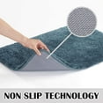 thumbnail image 3 of Bath Rug for Bathroom Non Slip Bathroom Mat (20 x 32, Slate) Water Absorbent Soft Microfiber Shaggy Bathroom Rug Machine Washable Bath Mat for Bathroom Thick Plush Shower Mat, 3 of 6